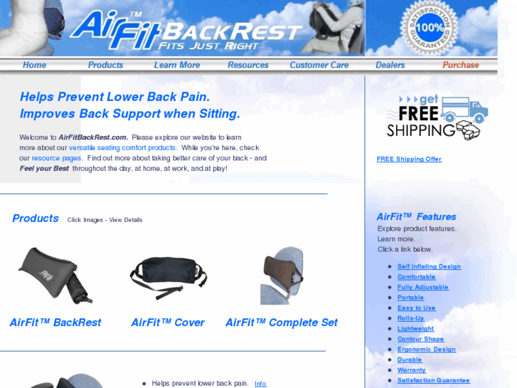 www.airfitbackrest.com