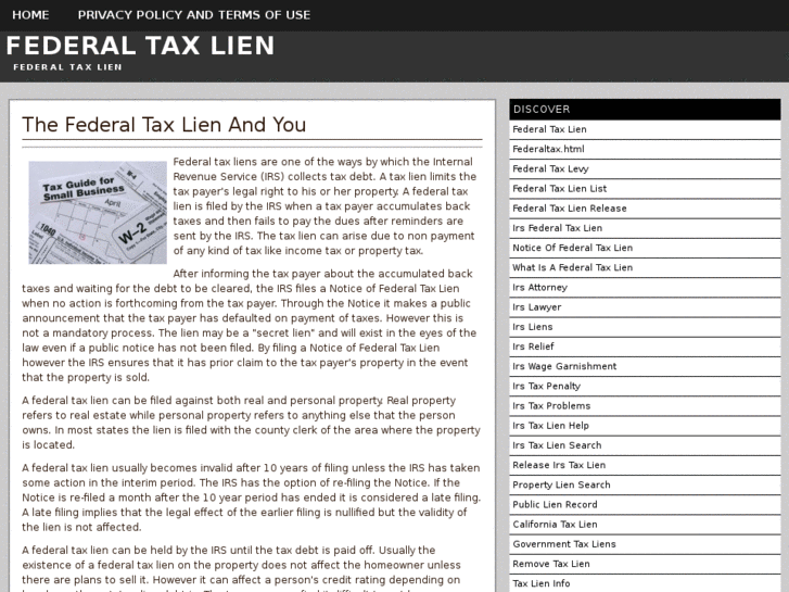 www.federal-tax-lien-advisor.com