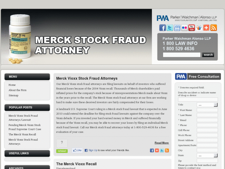 www.merck-stock-fraud-attorney.com