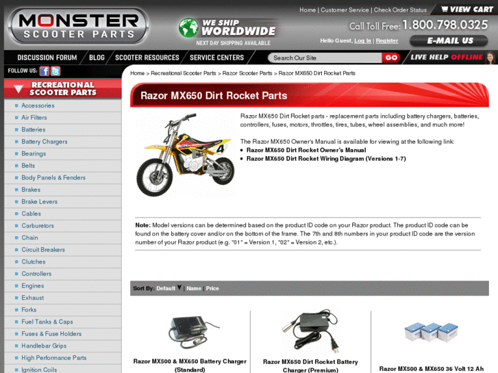 www.mx650parts.com