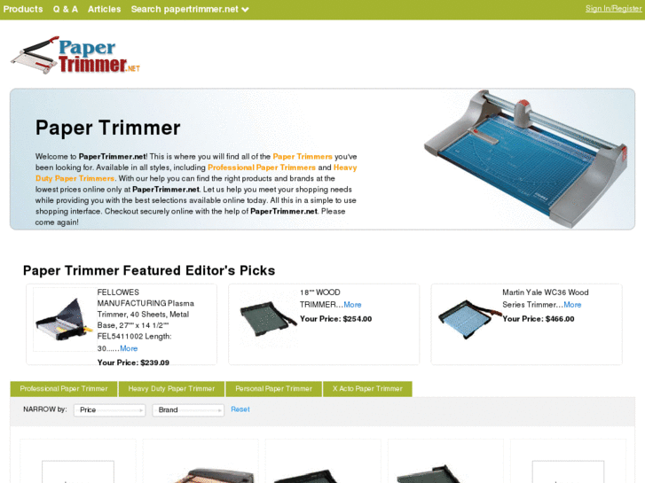 www.papertrimmer.net