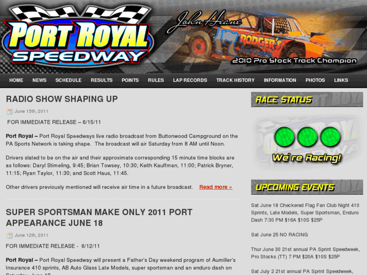 www.portroyalspeedway.com