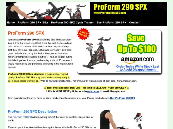 www.proform290spx.com