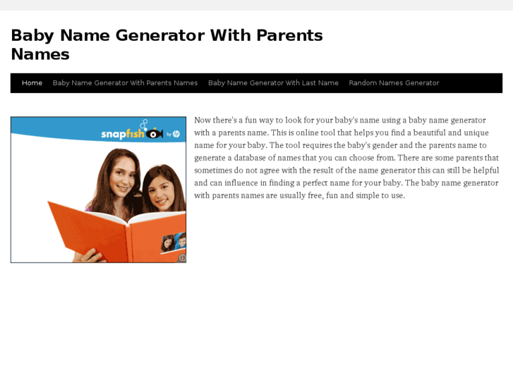 www.babynamegeneratorwithparentsnames.info