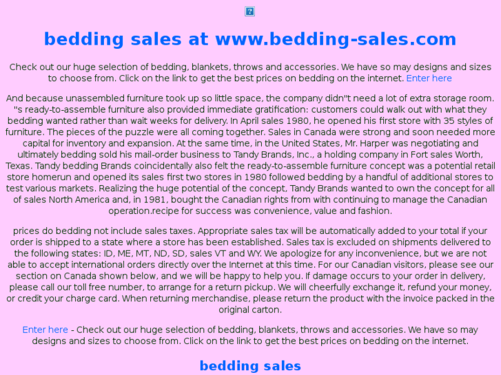 www.bedding-sales.com