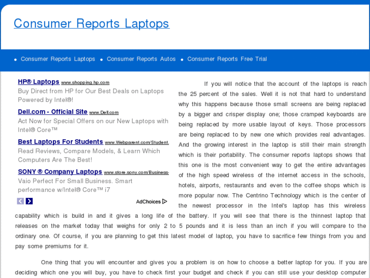 www.consumerreportslaptops.com