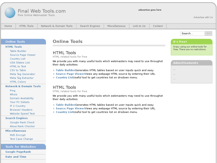 www.finalwebtools.com