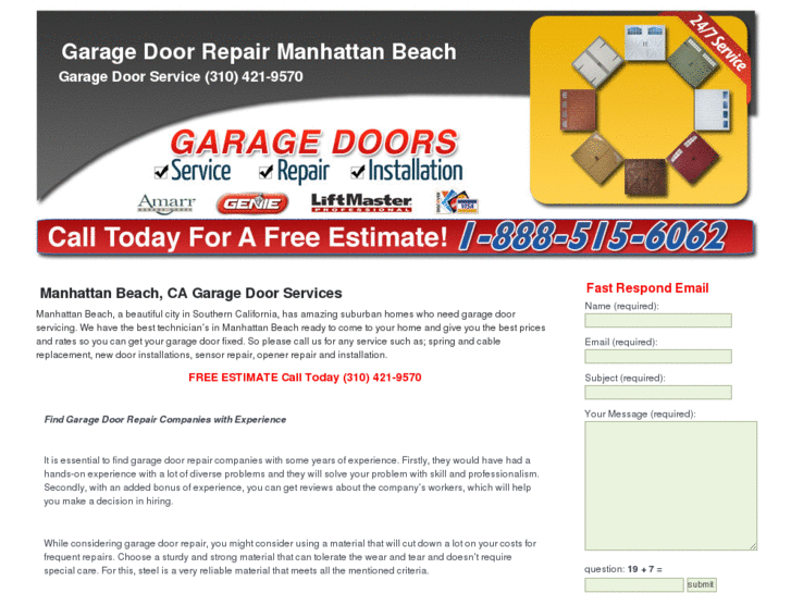 www.garage-door-repair-manhattan-beach.com