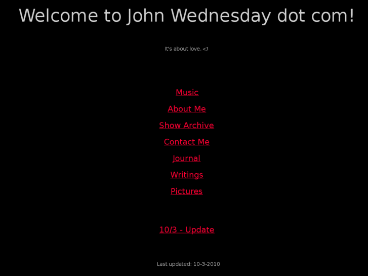 www.johnwednesday.com