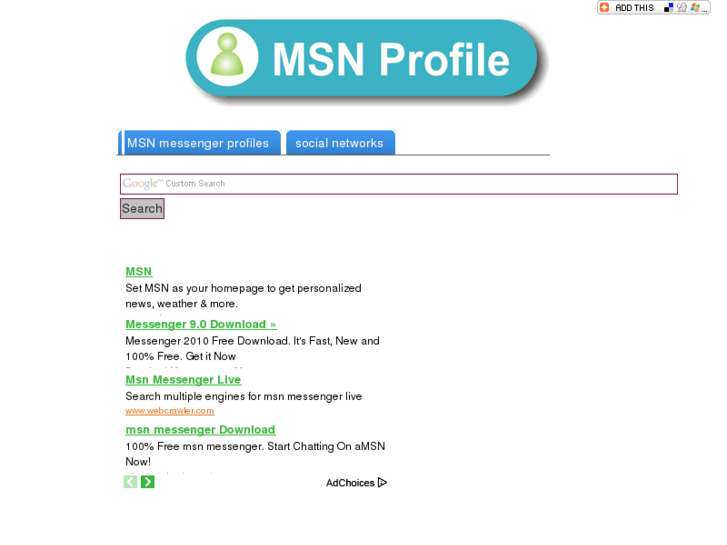 www.msnmessengerprofiles.com