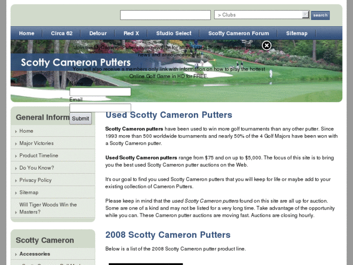 www.mycameronputters.com