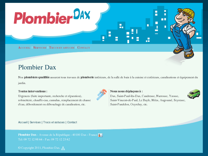 www.plombier-dax.com