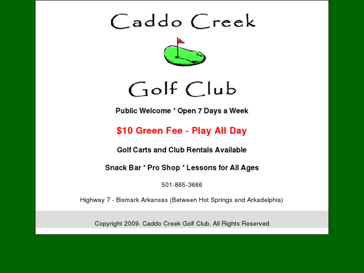 www.caddocreekgolf.com