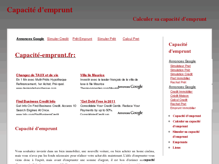 www.capacite-emprunt.fr