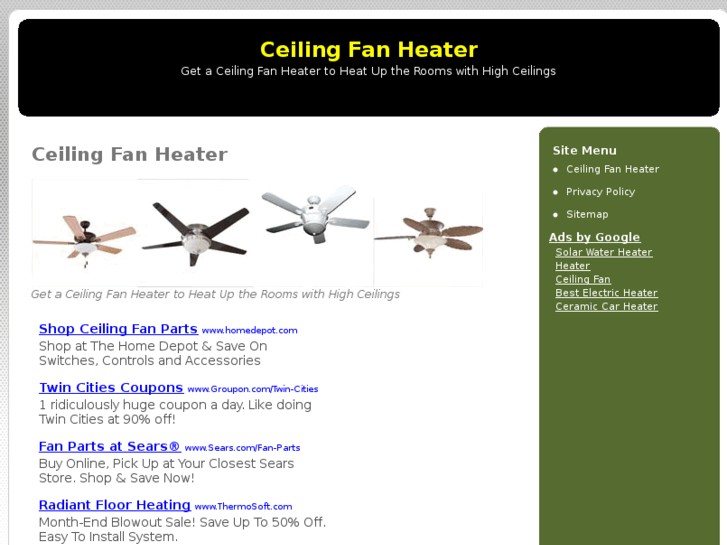 www.ceilingfanheaters.net