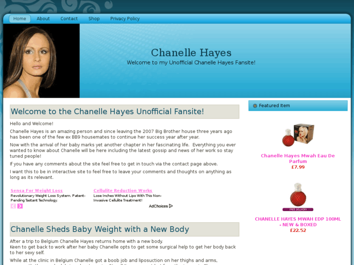 www.chanellehayes.info