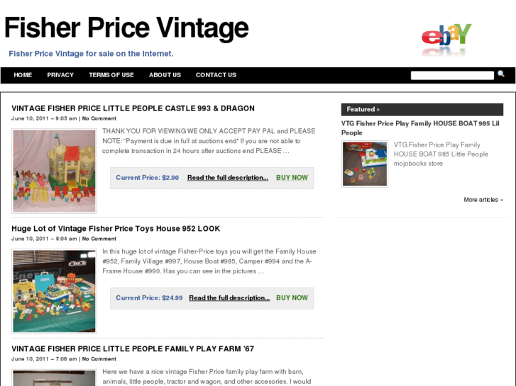 www.fisherpricevintage.com