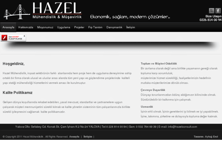 www.hazelmuhendislik.com