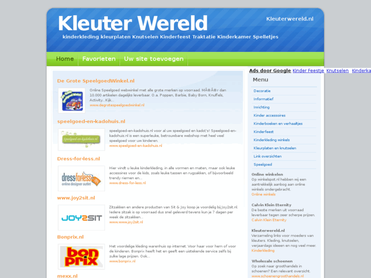 www.kleuterwereld.nl