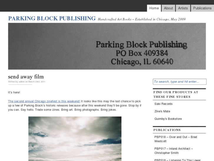 www.parkingblockpublications.com