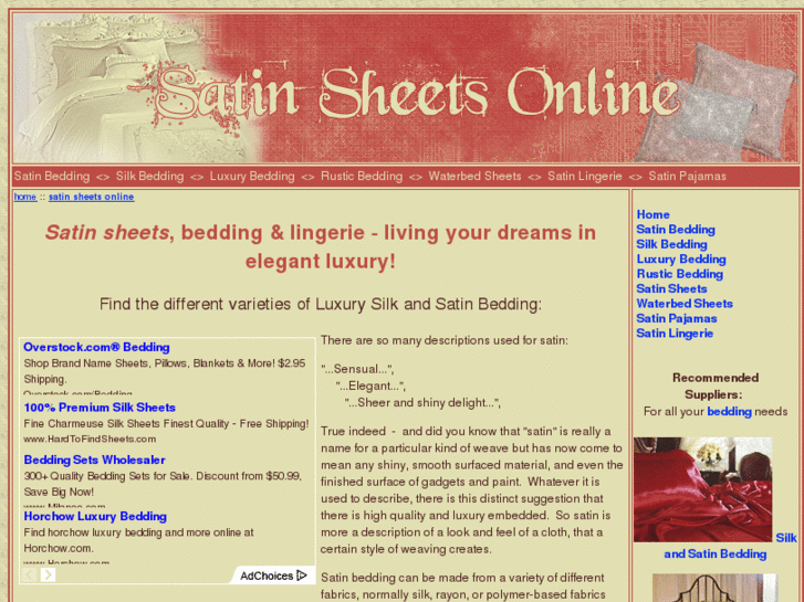www.satin-sheets-online.com