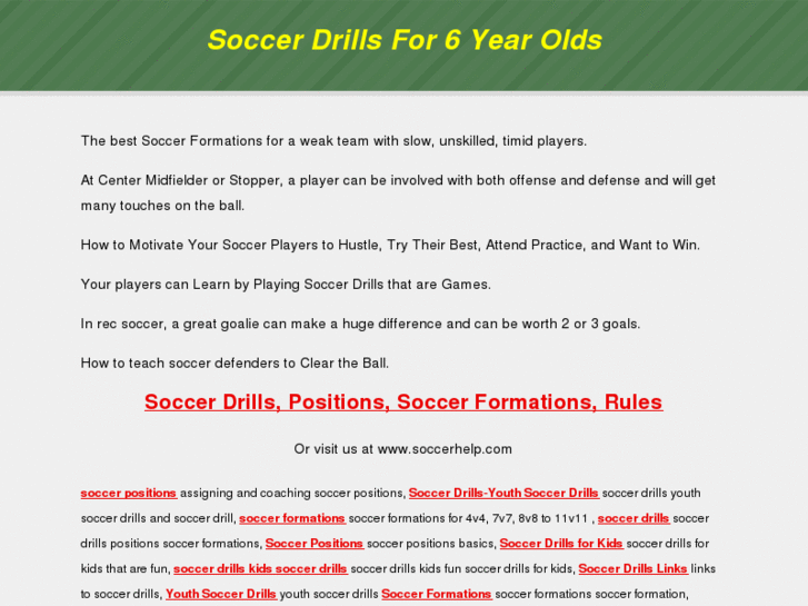 www.soccerdrillsfor6yearolds.com