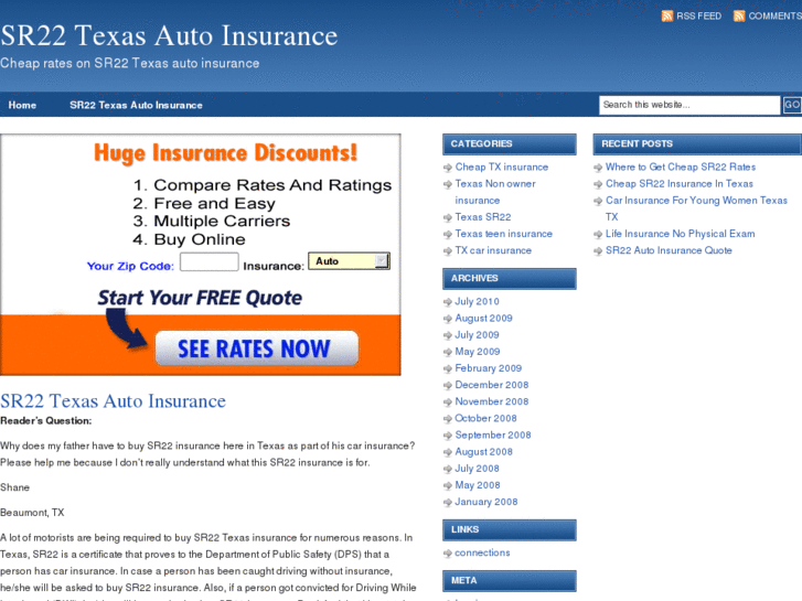 www.sr22insurancetexas.com