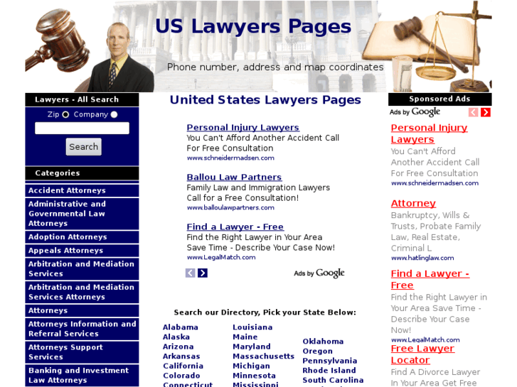 www.uslawyerspages.com