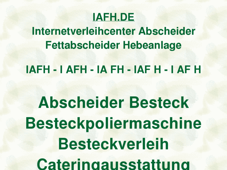 www.iafh.de