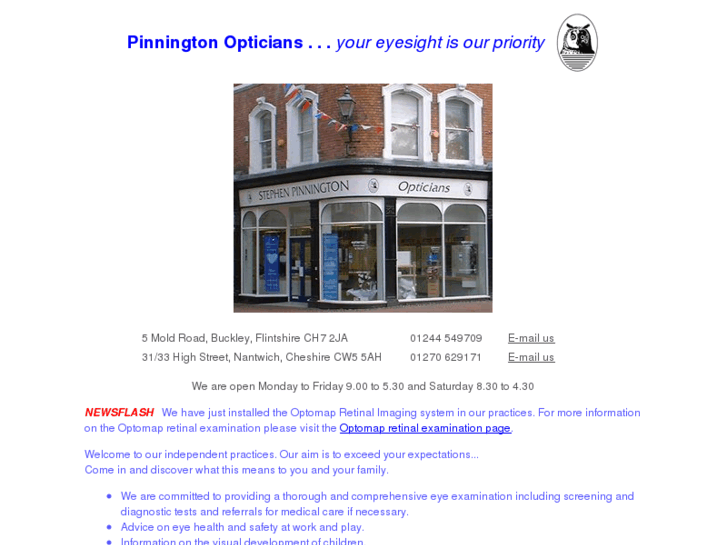 www.pinnington-opticians.co.uk