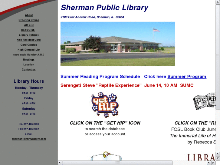 www.shermanlibrary.net