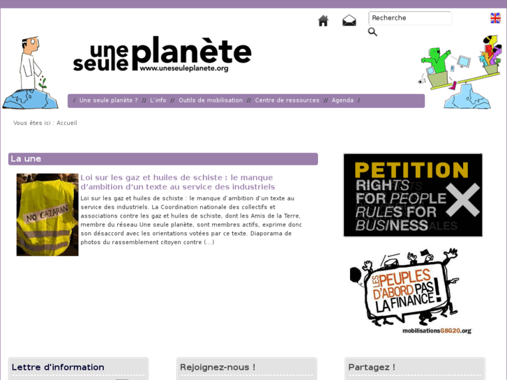 www.uneseuleplanete.com