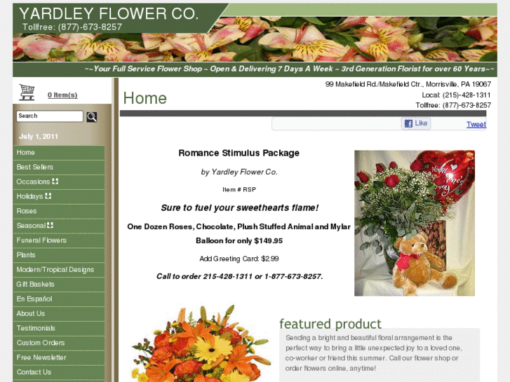 www.yardleyflowerco.com