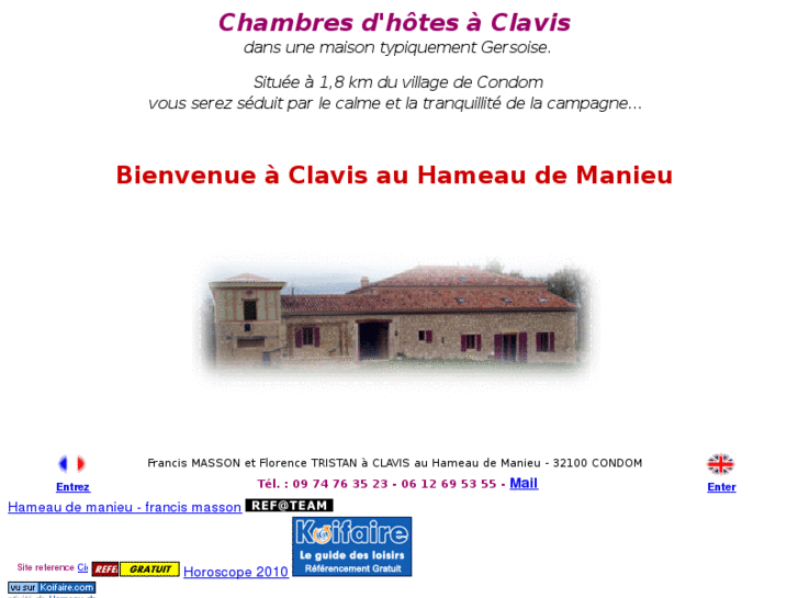 www.chambreshotes-clavis.com