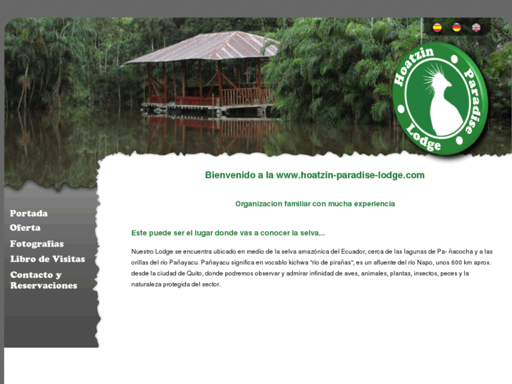 www.hoatzin-paradise-lodge.com