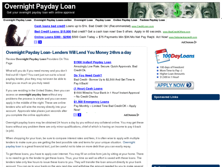 www.overnightpaydayloan2.com