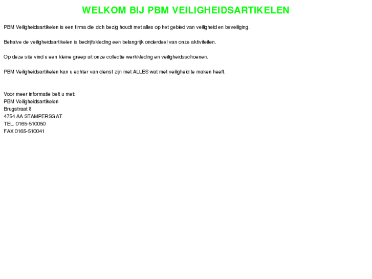 www.pbmveiligheidsartikelen.com