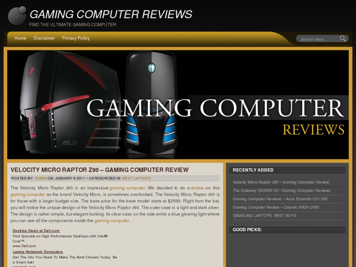 www.gamingcomputerreviews.net