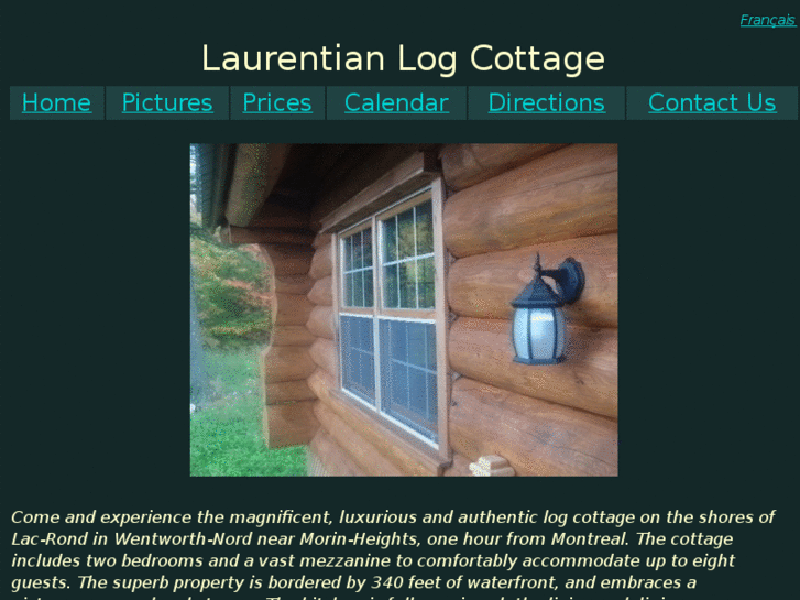 www.laurentianlogcottage.com