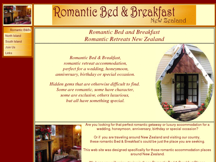 www.romantic-bedandbreakfast.co.nz