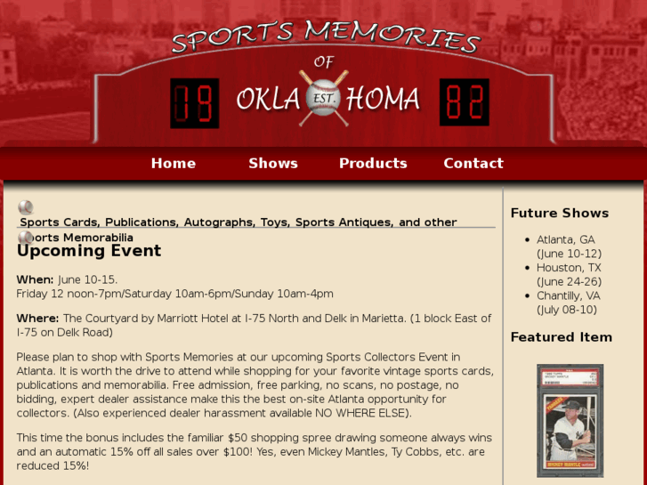 www.sportsmemoriesokla.com