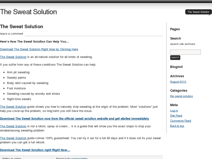 www.thesweatsolution.net