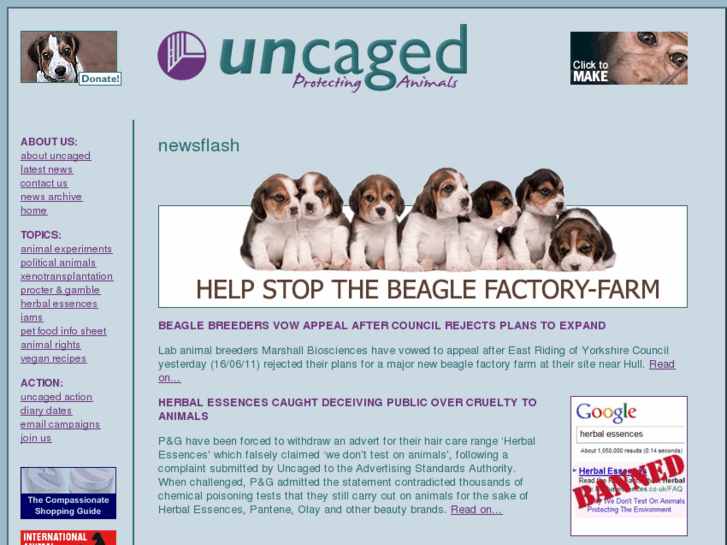 www.uncaged.co.uk