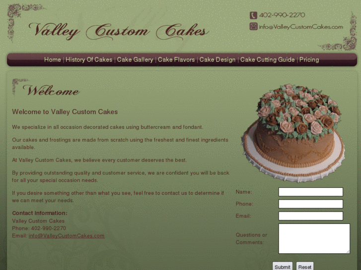 www.valleycake.com