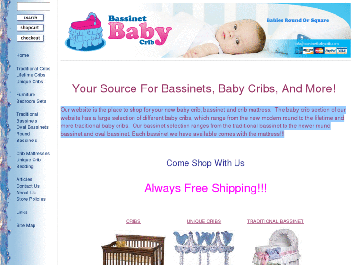 www.bassinetbabycrib.com