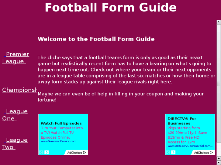 www.footballformguide.com