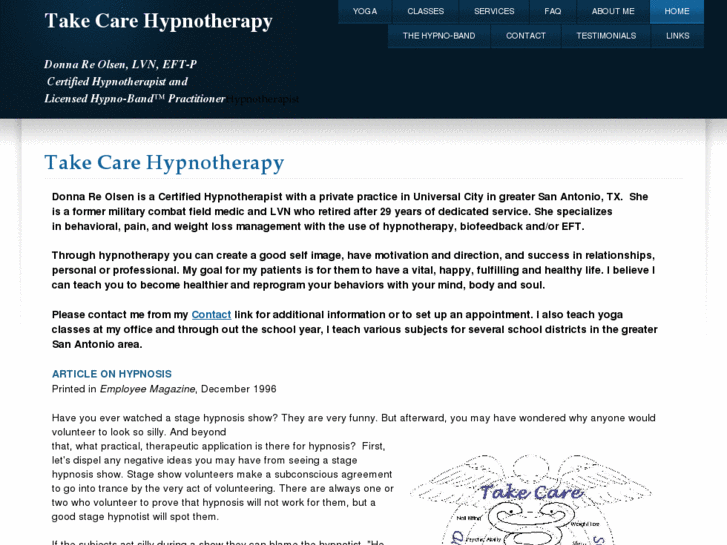 www.takecarehypnotherapy.com