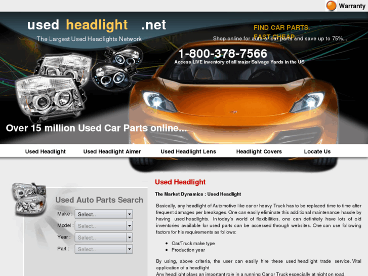 www.usedheadlight.net