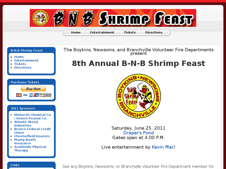 www.bnbshrimpfeast.com