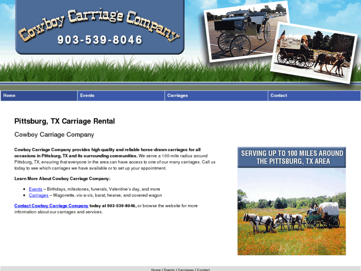 www.cowboycarriagecompanytx.com